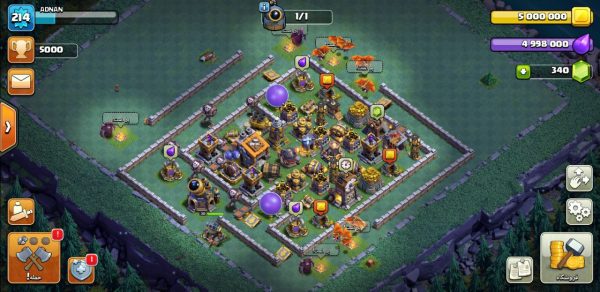 Buy Clash of clans Account TH14 Supercell ID Available Code 10036