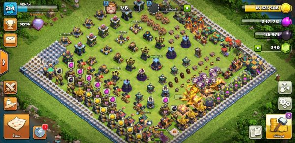 Buy Clash of clans Account TH14 Supercell ID Available Code 10045