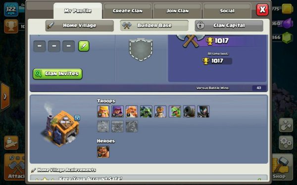 Sell Clash of clans Account TH11 Supercell id Linked Code 15049