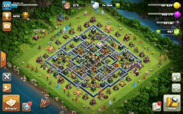 Sell Clash of clans Account TH14 Supercell id Linked Code 15062