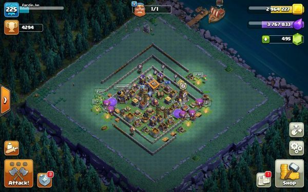 Sell Clash of clans Account TH14 Supercell id Linked Code 15062