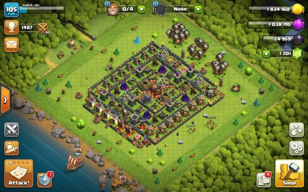 Sell Clash of clans Account TH10 Supercell id Linked Code 15065