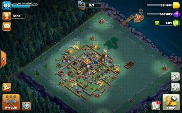 Sell Clash of clans Account TH13 Supercell id Linked Code 15074