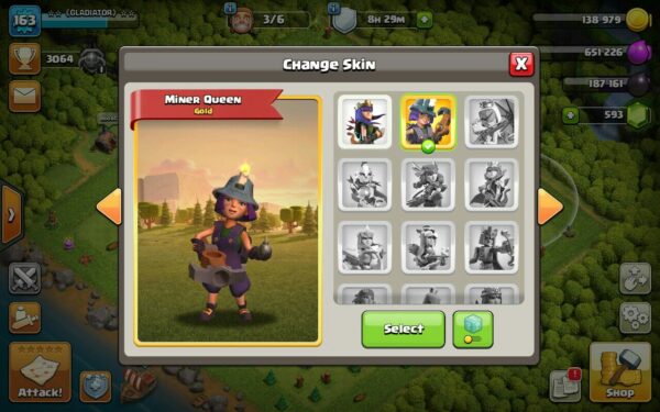 Sell Clash of clans Account TH13 Supercell id Linked Code 15074