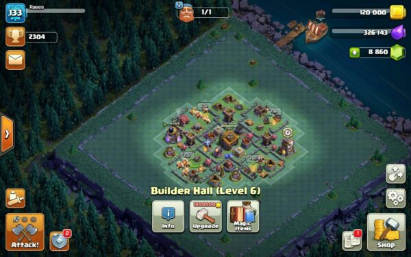 Sell Clash of clans Account TH11 Supercell id Linked Code 15075