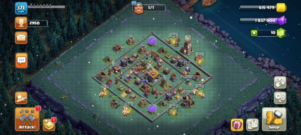 Buy Clash of clans Account TH13 Supercell ID Linked Code 10069