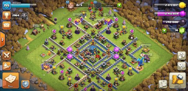 Buy Clash of clans Account TH12 Supercell ID Linked Code 10087