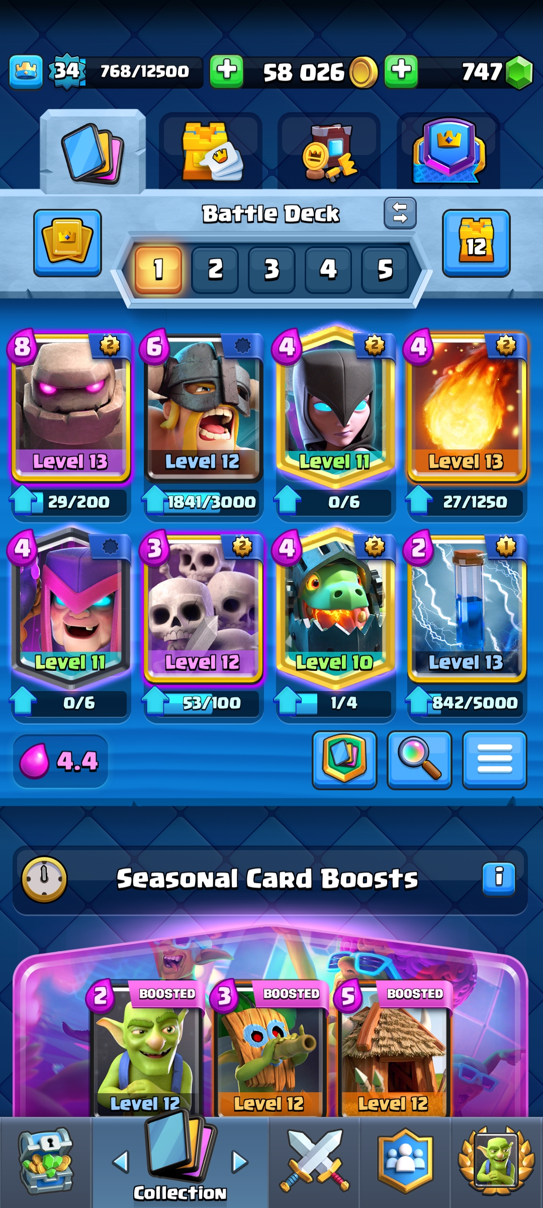 Buy Clash Royale Account Level 12 Code 30009