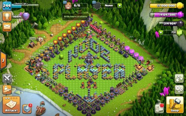 Sell Clash of clans Account TH15 Supercell id Linked Code 15136