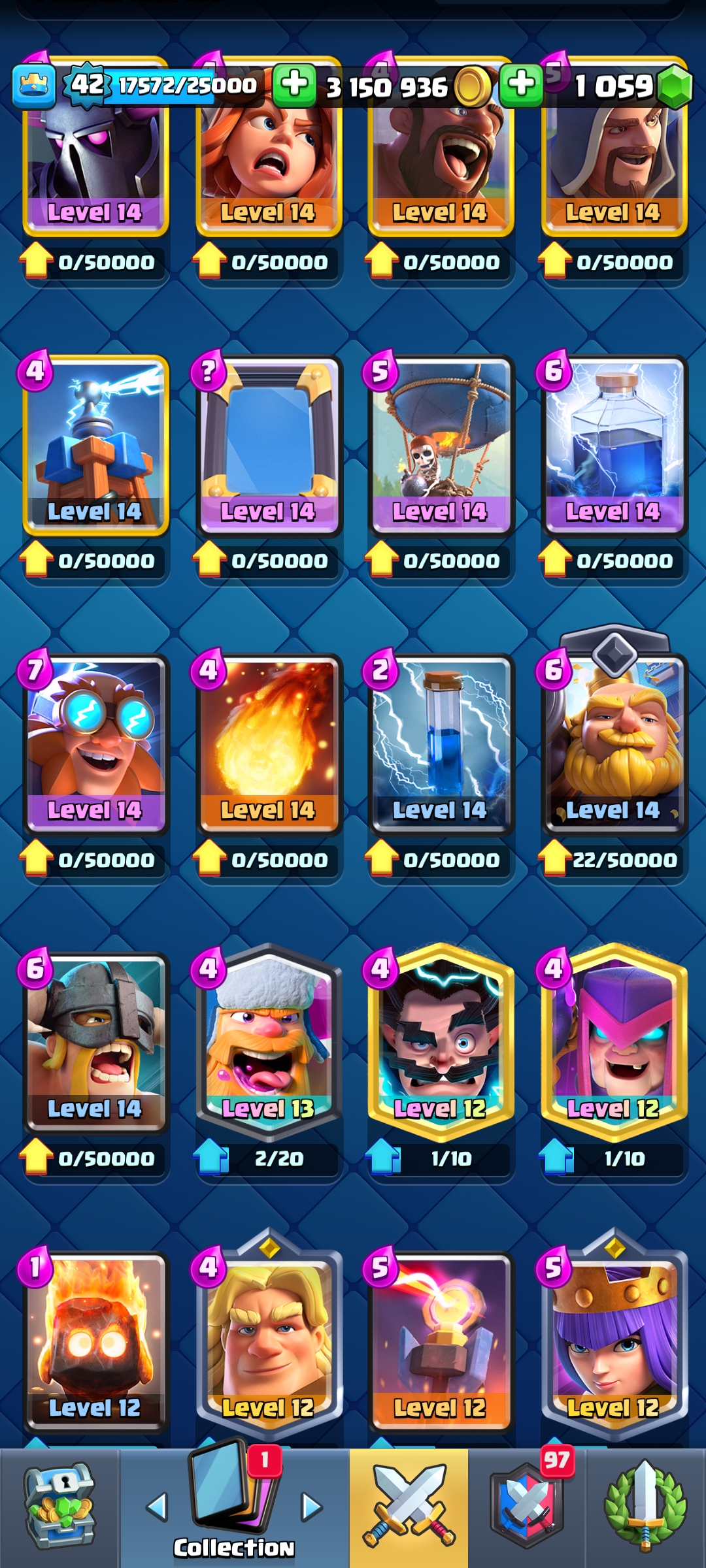 Buy Clash Royale Account Level 14 Code 30017