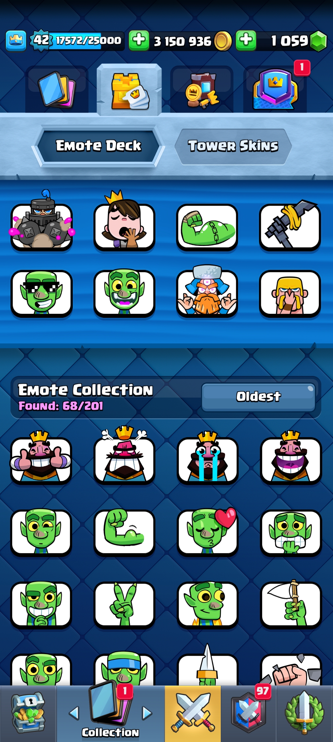 Buy Clash Royale Account Level 14 Code 30017