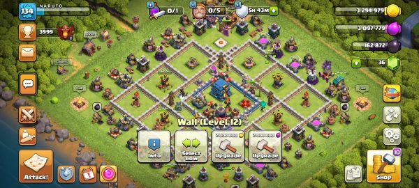 Buy Clash of clans Account TH12 Supercell ID Linked Code 10171